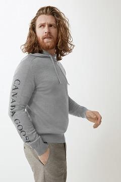 Ropa Canada Goose Hombre México - Welland Sudadera Con Capucha Plateados CB1903256